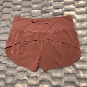 Lululemon speed up high rise shorts